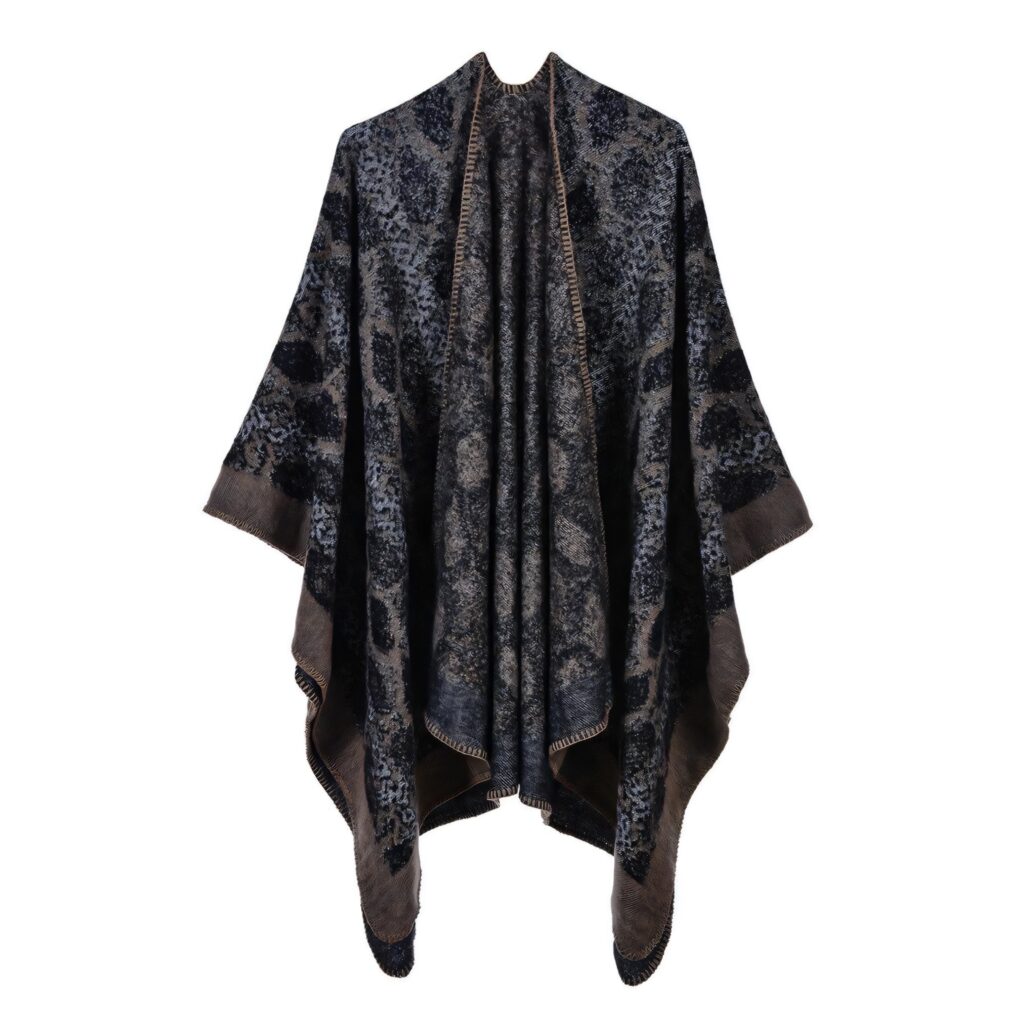 Poncho-Acrylique-modele-unique