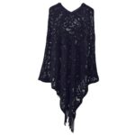 Poncho-Femme-Dentelle-a-Frange-confort-hivernal
