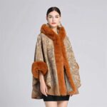 Poncho-avec-Capuche-Fourrure-Renard-style-luxueux