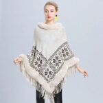 Poncho-avec-Fourrure-douceur-luxe