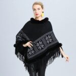 Poncho-avec-Fourrure-elegance-sophistiquee